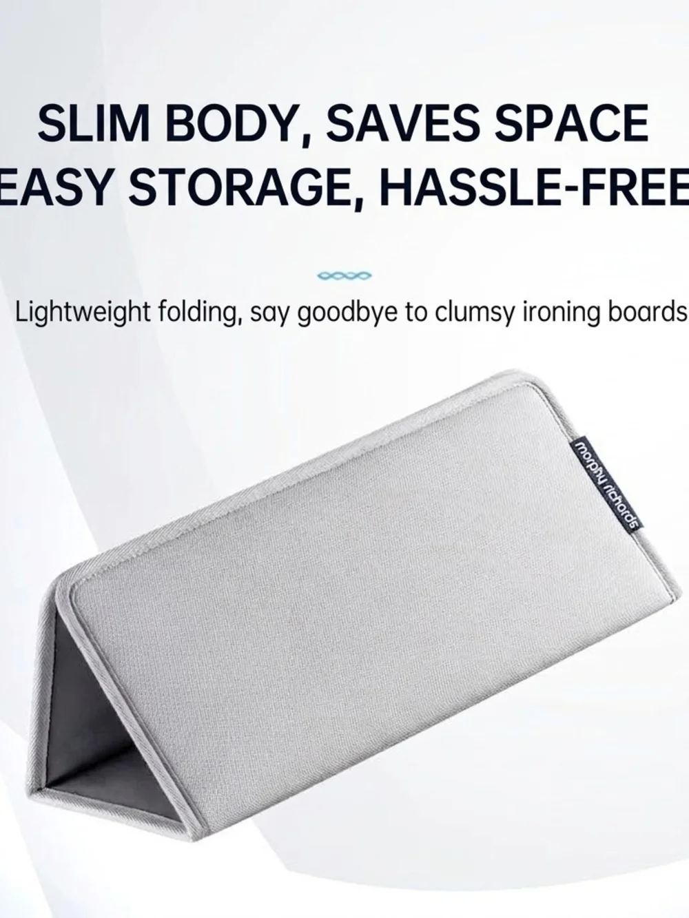Morphe Portable Professional Ironing Board in Light Gray